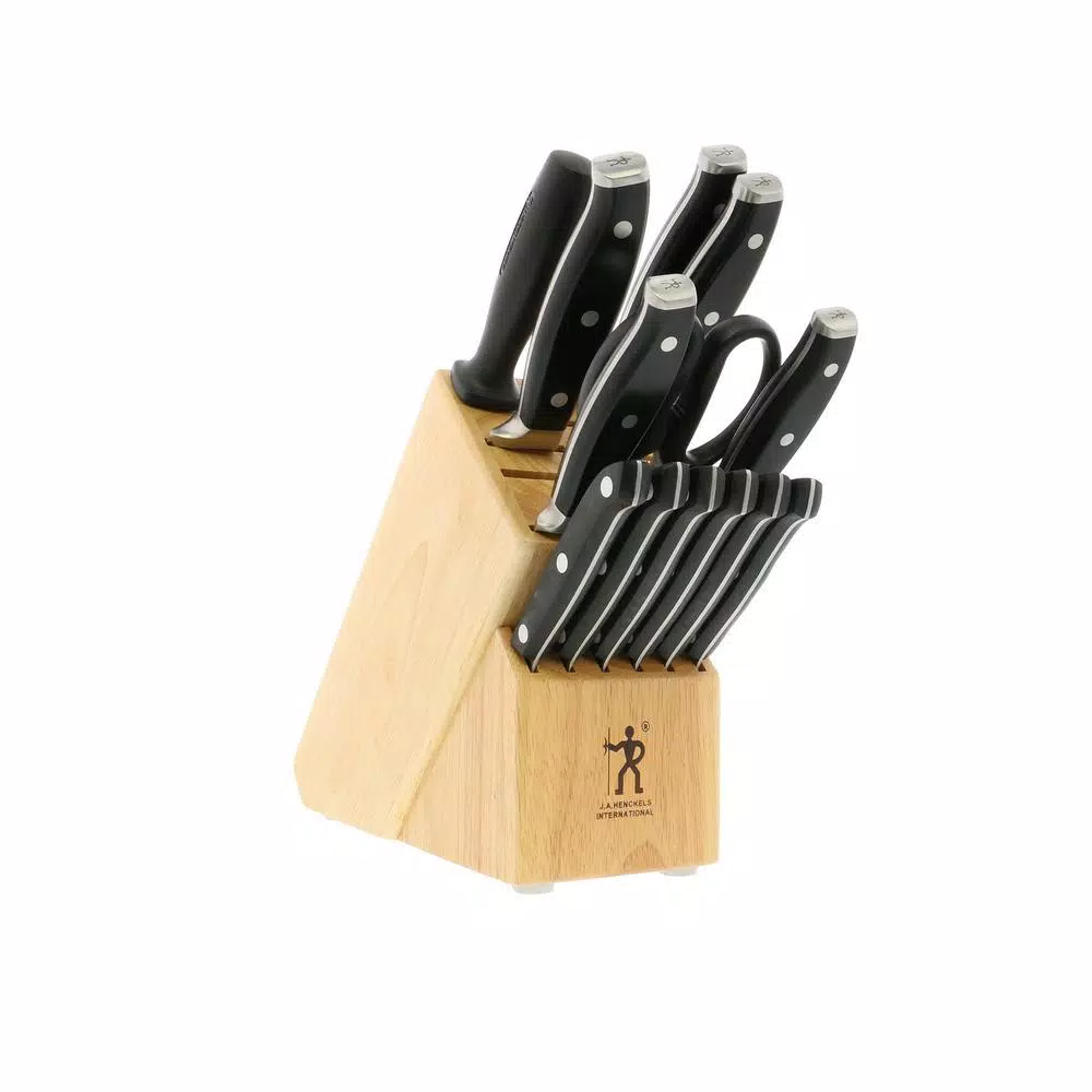 Henckels Forged Premio 14-Piece German Stainless Steel Knife Block Set