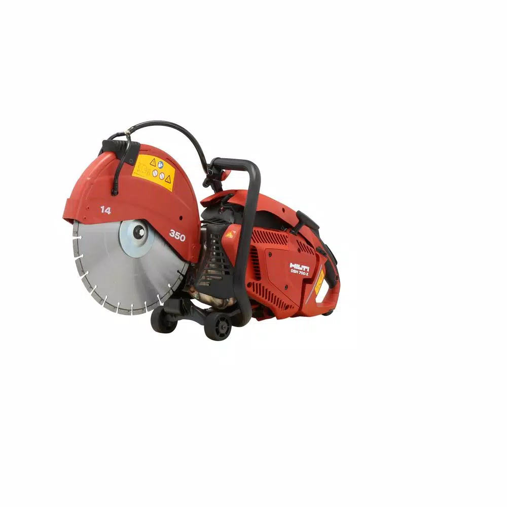 Hilti DSH 700-X 14 in. Hand Held Gas Saw with 3 Premium Diamond Blades