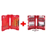 Milwaukee SHOCKWAVE Titanium Drill Bit Set (15-Piece) & Impact Duty Driver Bit Set (40-Piece) thumbnail 14
