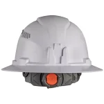 Klein Tools Vented Full Brim Hard Hat with Integrated Headlamp, Class C Type 1, White thumbnail 7