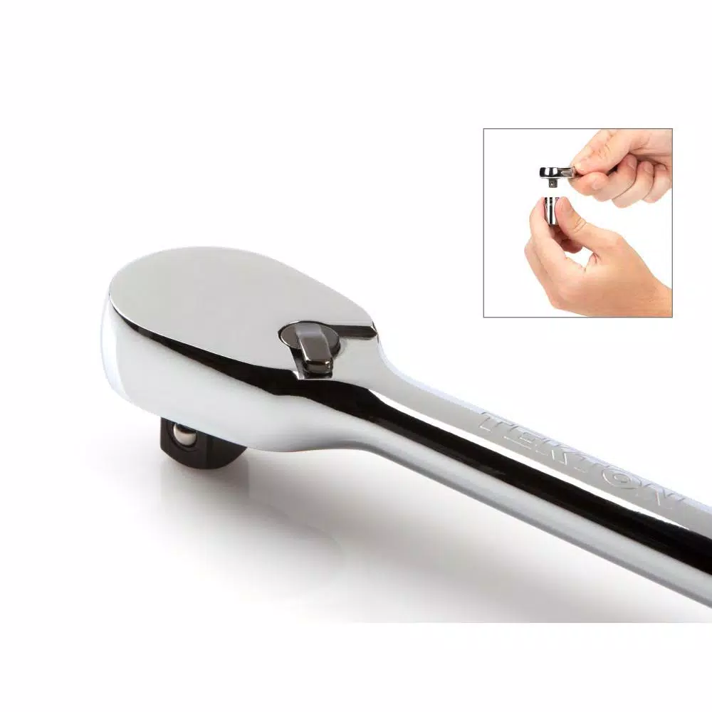 Tekton 1/4 Inch Drive x 6 Inch Ultra-Compact 90-Tooth Ratchet
