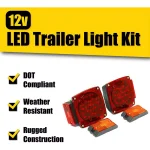 MaxxHaul 12V All LED Submersible Trailer Light Kit for Trailers Under 80 in. thumbnail 7