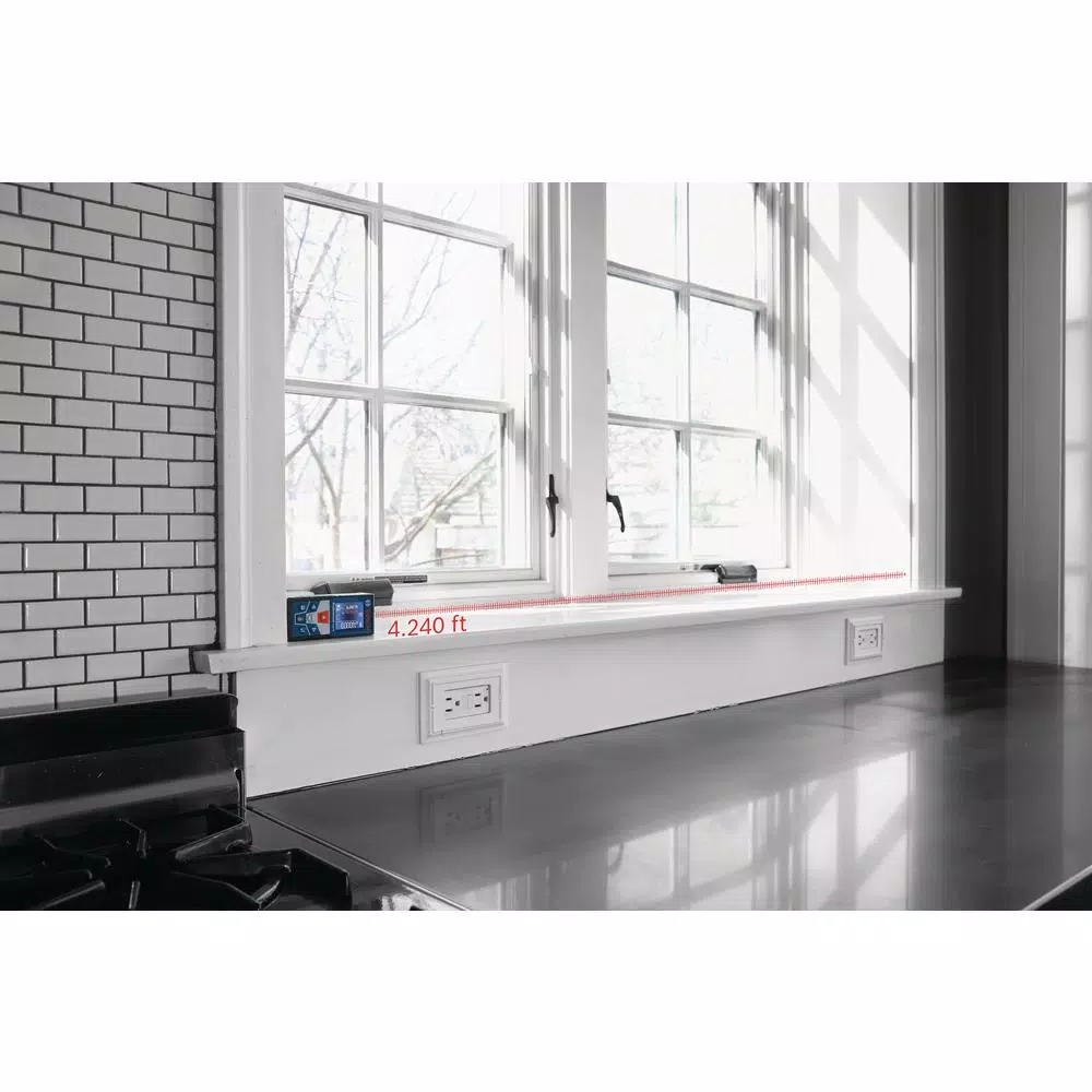 Bosch GCL 2-160 Self-Leveling Cross Line Laser & BLAZE GLM 42 135 ft. Laser Measure Combo Kit