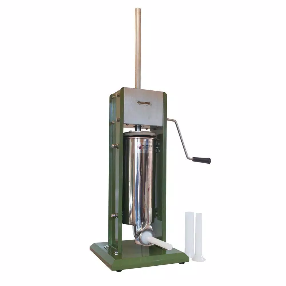 Sportsman Series Vertical Sausage Stuffer with 11 lb. Capacity and 3 Funnels