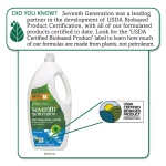 SEVENTH GENERATION Free and Clear Scent Dishwashing Liquid, 50 oz (Case of 6) thumbnail 2