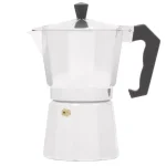 Home Basics 6-Cup Aluminum Stovetop Espresso Machine, Grey thumbnail 3