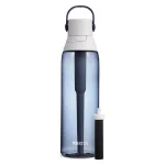 Brita 26 oz. Premium Filtering Water Bottle, Night Sky Blue, BPA-Free with 1 Filter thumbnail 1