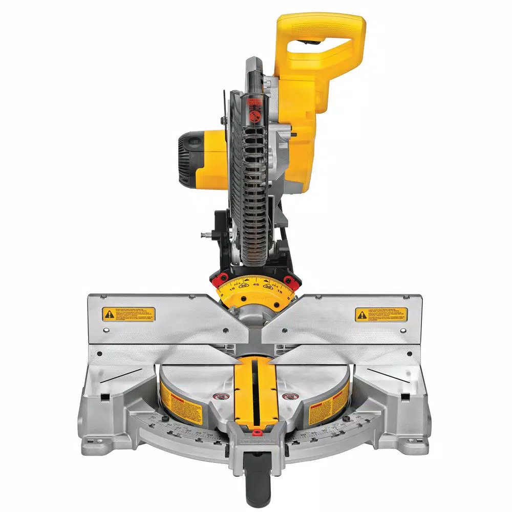 DEWALT 12 in. Double Bevel Compound Miter Saw with Heavy-Duty Work Stand, 15 Amp Corded