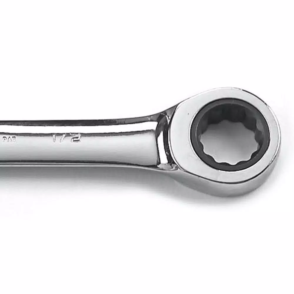 GearWrench 7/16 in. x 1/2 in. Double Box Ratcheting Combination Wrench