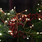 LUMABASE 100-LED Warm White Firecracker Fairy String Lights with Copper Wire, Battery Operated (Set of 2) thumbnail 3