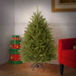 National Tree Company 4.5 ft. Dunhill Fir Hinged Artificial Christmas Tree with Metal Stand thumbnail 2