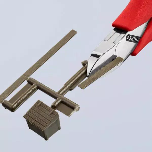 KNIPEX 4-1/2 in. Electronics Diagonal Cutters, Round Head Flush Cut Pliers
