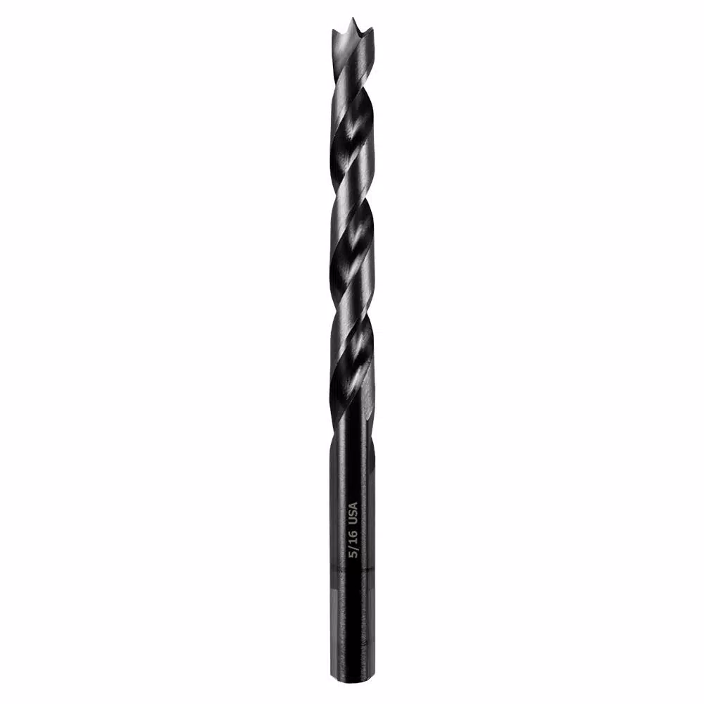 Montana Brand X29 5/16 in. Brad Point Drill Bit, High Speed Steel, Tri-Flat Shank