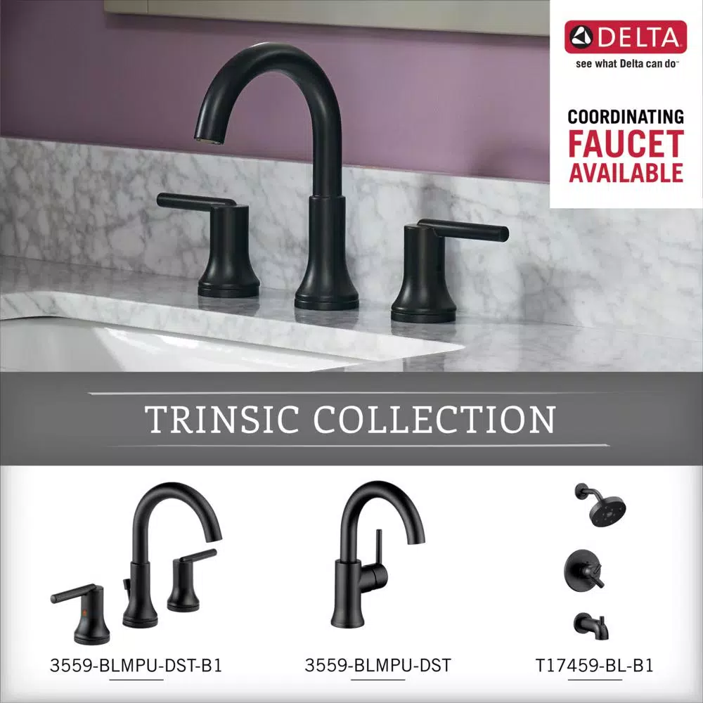 Delta Trinsic 30 in. Towel Bar, Matte Black
