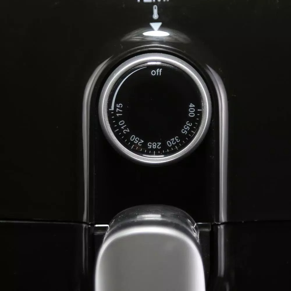 Professional Series Cool Touch 3.38 Qt. Air Fryer, 1500W Compact Countertop Fryer - Black