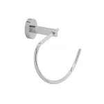 Italia Amalfi Polished Chrome Towel Ring - Solid Brass Hand Towel Holder thumbnail 2
