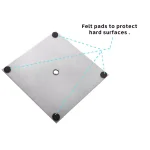 Alpine Industries 60.5 in. Sanitizing Wipes Dispenser Stand with 2-Sided Sign Holder thumbnail 5