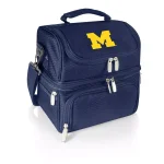 ONIVA Pranzo Michigan Wolverines Navy Insulated Lunch Bag with Utensil Set thumbnail 1