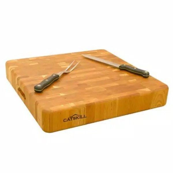 Catskill Craftsmen End Grain Hardwood Cutting Board, 18 x 18 in.