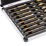 XtremepowerUS 17-Piece HSS Cobalt Silver and Deming Twist Drill Bit Set with Aluminum Storage Case thumbnail 4