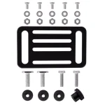 POWERTEC Heavy Duty Steel Toggle Clamp Mounting Plate Set for T-Track Rails and Jigs thumbnail 1