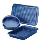 Circulon Farberware Colorvive 4-Piece Nonstick Blue Bakeware Set thumbnail 1
