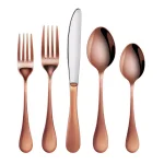 Artaste Rain 20-Piece 18/10 Stainless Steel Flatware Set, Antique Copper Finish, Service for 4 thumbnail 1