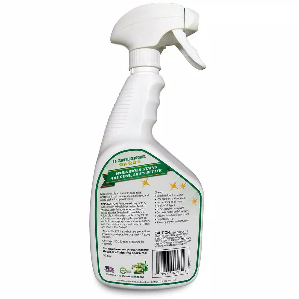 MIRACLEMIST Mold and Mildew Protectant Bundle - 1/2 Gal. Concentrate & 32 oz. Spray Bottle