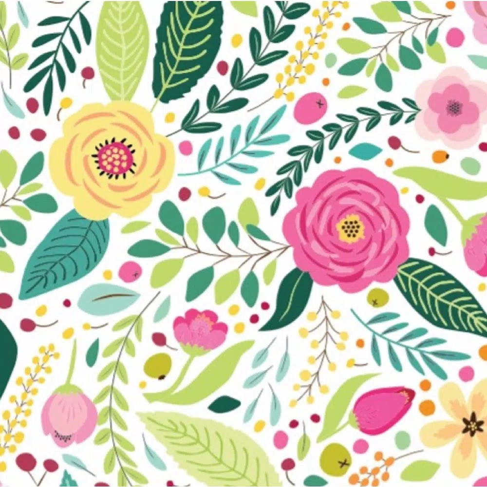 Sugar Plum Party SugarPlum Spring Blossoms Paper Lunch Napkins, 32-Piece Set