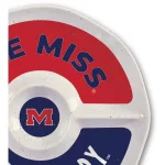 Magnolia Lane Ole Miss NCAA Officially Licensed 15 in. Melamine Chip and Dip Serving Tray thumbnail 2