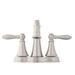 Glacier Bay Varina 4 in. Centerset 2-Handle High-Arc Bathroom Faucet, Brushed Nickel thumbnail 3