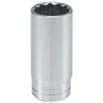 Husky 1 in. 12-Point SAE Deep Socket, 1/2 in. Drive thumbnail 1