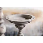 IMAX Hamilton Wrought Iron Hurricane Candleholders, Set of 2, Weathered Grey Finish thumbnail 5
