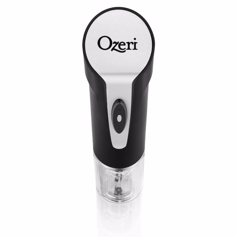 Ozeri Prestige II Cordless Electric Wine Bottle Opener with Foil Cutter and Lithium Battery