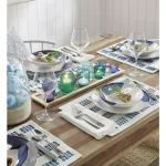 Xia Home Fashions 20 in. x 20 in. Handmade Double Hemstitch Napkins, White (4-Set) thumbnail 3