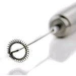 Ovente Stainless Steel Handheld Milk Frother and Electric Beverage Mixer, Silver thumbnail 3