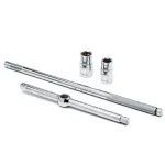 Husky Universal Lug Nut Wrench Set, 4-Piece, 1/2 in. Drive, SAE and Metric thumbnail 1