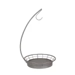 Spectrum Mason Industrial Gray Banana Holder & Fruit Basket Stand, Stainless Steel thumbnail 2
