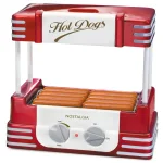 Nostalgia Retro Red Electric Hot Dog Roller and Bun Warmer - Specialty Grill thumbnail 1