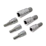 Stark Metric MM Pro-Grade 13-Piece Hex Bit Socket Set, S2 Steel & Cr-V Alloy thumbnail 5