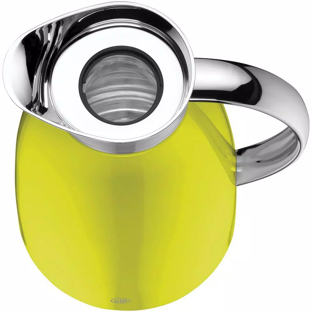 Alfi Gusto Glass Vacuum Carafe, 1.06 Qt. Apple Green Insulated Server