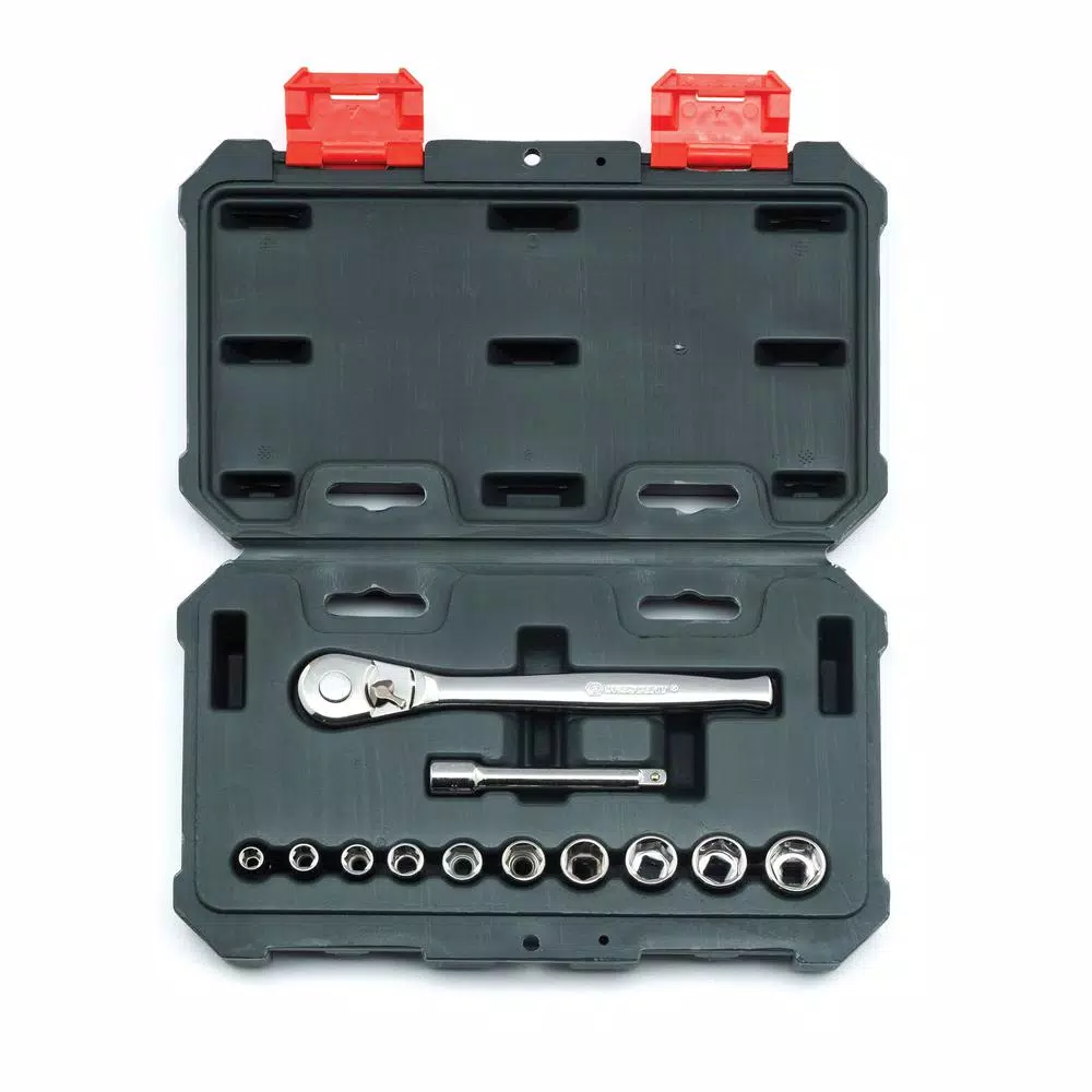 Crescent 12-Piece 1/4 in. Drive 6-Point SAE Mechanics Tool Set