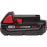 Milwaukee M18 REDLITHIUM 2.0 18V 2.0Ah Compact Lithium-Ion Battery Pack (2-Pack) thumbnail 2