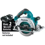 Makita 18V LXT Brushless Cordless Combo Kit: Hammer Drill, 7-1/4 in. Circular Saw, Reciprocating Saw & Battery Starter Pack thumbnail 8
