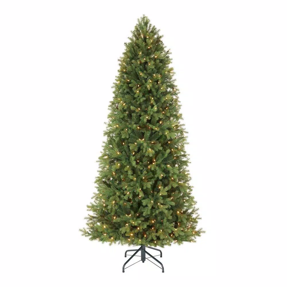 Home Decorators Collection 7.5 ft Lachlan Balsam Fir Slim Pre-Lit LED Artificial Christmas Tree with 460 Color Changing Lights