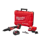 Milwaukee M18 FUEL 1/4 in. Brushless Cordless Die Grinder Kit with Two 5.0 Ah Batteries and Charger thumbnail 1