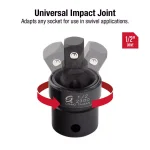 SUNEX TOOLS Sunex 2300 1/2 in. Drive Universal Joint Impact Socket Adapter thumbnail 2