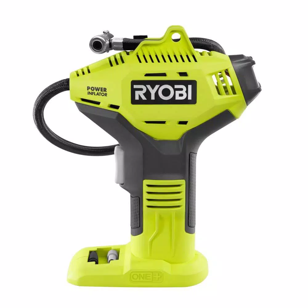 RYOBI ONE+ 18V Cordless 1/2 in. Impact Wrench and Power Inflator Combo Kit (Tools Only)