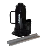 Husky 12-Ton Hydraulic Bottle Jack, 24,000 lb. Capacity, 9.5 in. to 18.4 in. Lift Range thumbnail 1