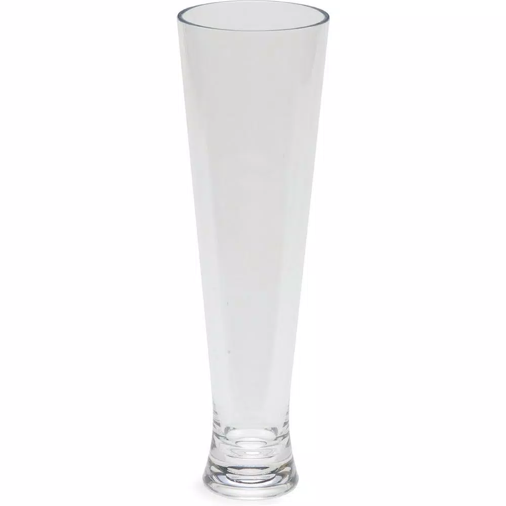Carlisle Alibi 16 oz. Clear Polycarbonate Beer Pilsner Glasses, Set of 24